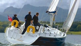 On the beautiful lake